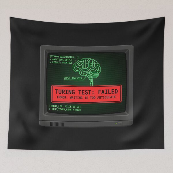 Item preview, Turing Test Failed - Developer IT Humor Computer Science designed and sold by SplashTastic.
