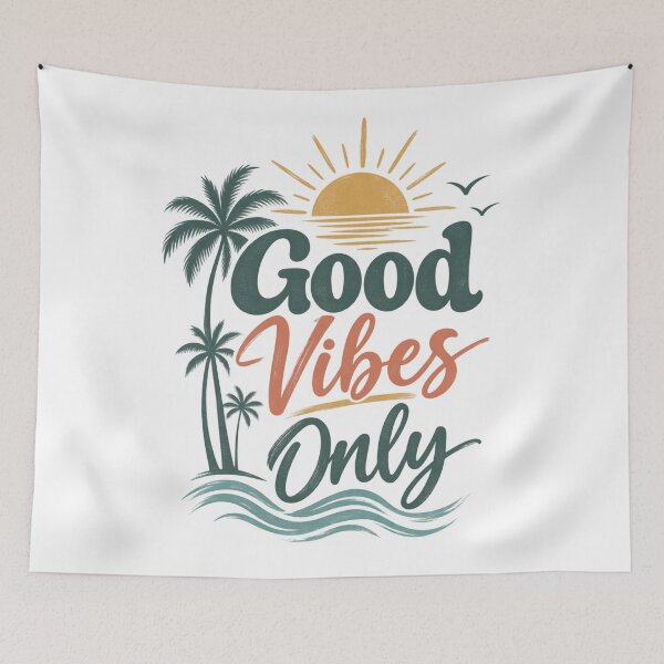 Item preview, Good Vibes Only Beach Graphic designed and sold by Side Quest Co..