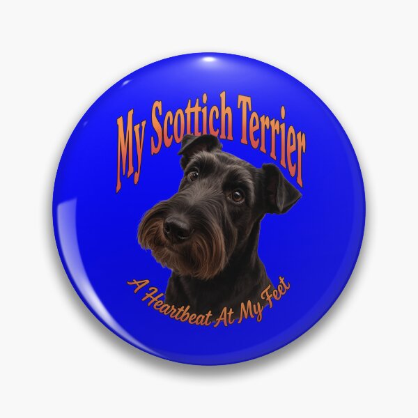 Item preview, My Scottish Terrier. A Heartbeat At My Feet Dog Art Design designed and sold by fantasticdesign.