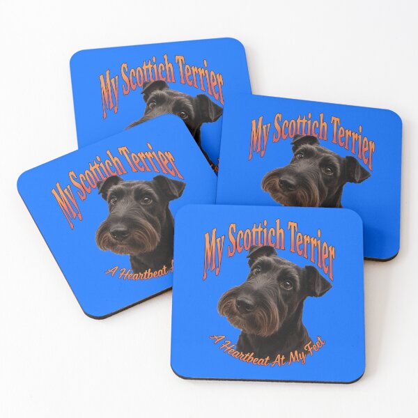 Item preview, My Scottish Terrier. A Heartbeat At My Feet Dog Art Design designed and sold by fantasticdesign.