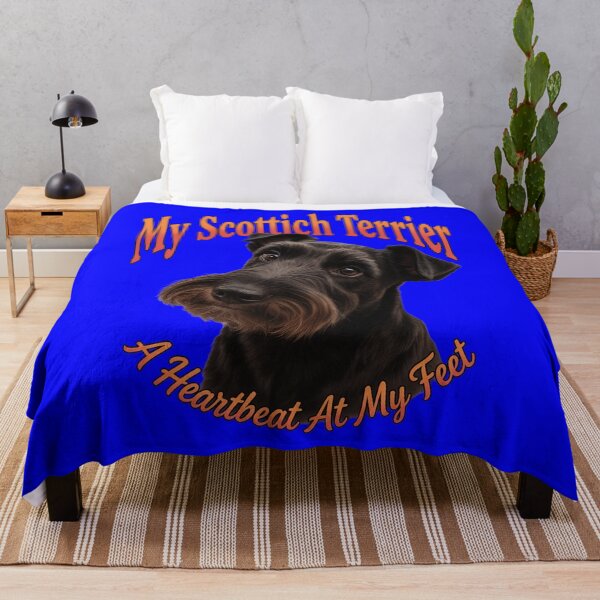 Item preview, My Scottish Terrier. A Heartbeat At My Feet Dog Art Design designed and sold by fantasticdesign.