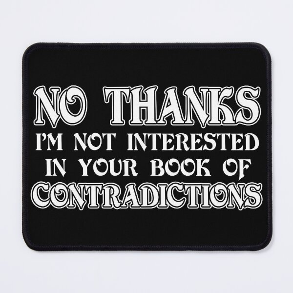 Item preview, Copy of No Thanks Not Interested White designed and sold by Shawnsonartshop.