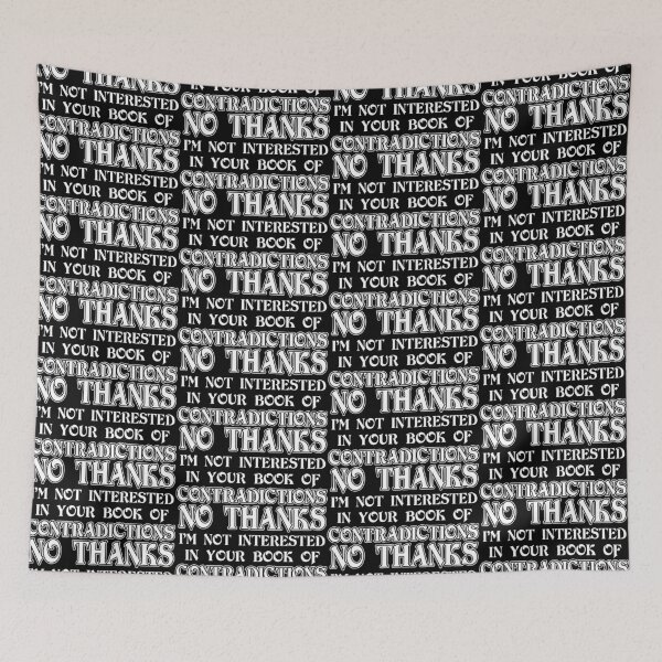 Item preview, Copy of No Thanks Not Interested White designed and sold by Shawnsonartshop.