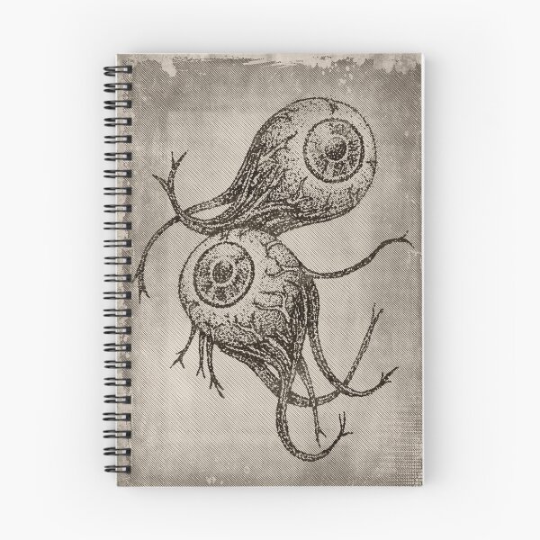 Item preview, Creepy Disembodied Eyeballs Optic Nerve Horror Sketch Sepia designed and sold by Ghoul Enterprises.