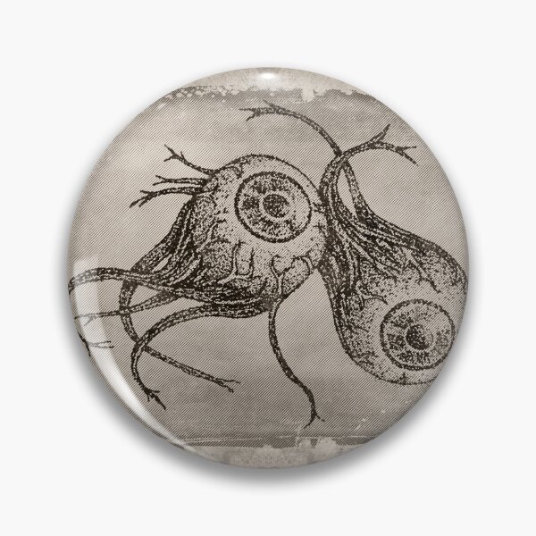Item preview, Creepy Disembodied Eyeballs Optic Nerve Horror Sketch Sepia designed and sold by Ghoul Enterprises.