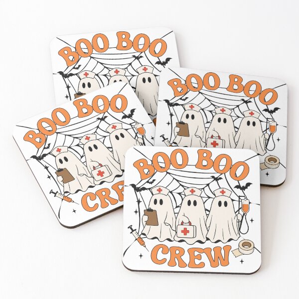 Item preview, Boo Boo Crew - Cute Halloween Ghost Nurse Squad designed and sold by EleFile.