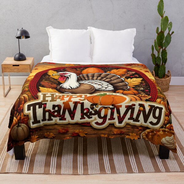 Item preview, Happy Thanksgiving: A Celebration of Gratitude and Harvest designed and sold by Fei Long Design Hub.