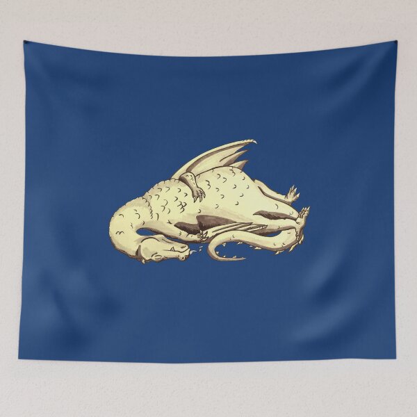 Item preview, Yellow Sleeping Dragon designed and sold by blacksnowcomics.