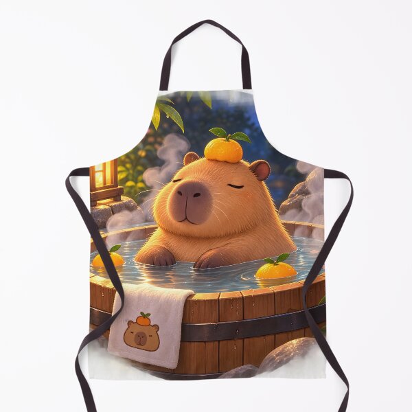 Item preview, Cozy Capybara Hot Spring Spa designed and sold by TinyWeird.