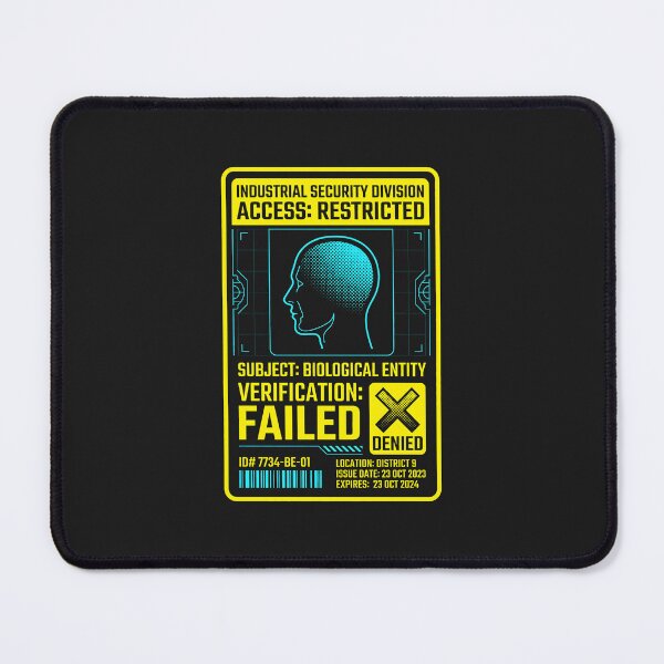 Item preview, Cyberpunk Techwear - Sci Fi Access Badge Dystopian Security designed and sold by SplashTastic.