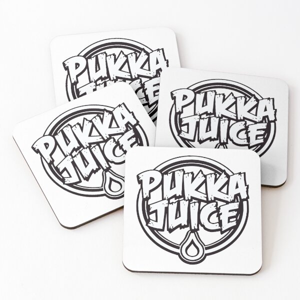 Item preview, Pukka Juice Brush Text Circle Badge designed and sold by dmejpl.