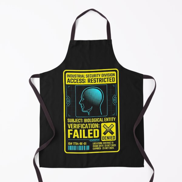 Item preview, Cyberpunk Techwear - Sci Fi Access Badge Dystopian Security designed and sold by SplashTastic.