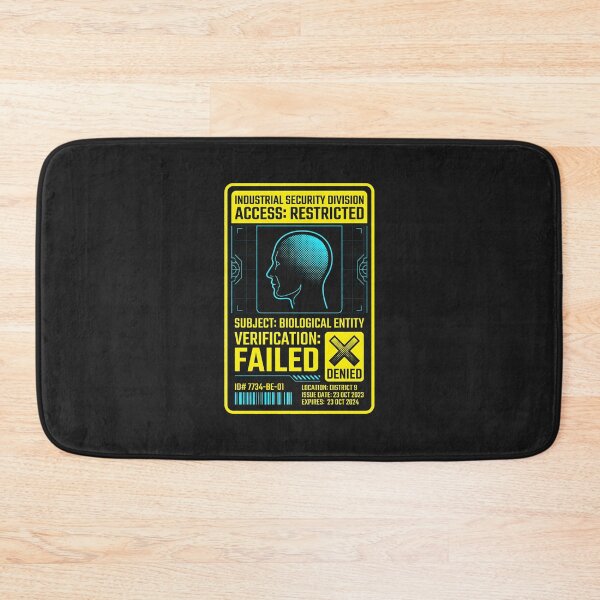 Item preview, Cyberpunk Techwear - Sci Fi Access Badge Dystopian Security designed and sold by SplashTastic.