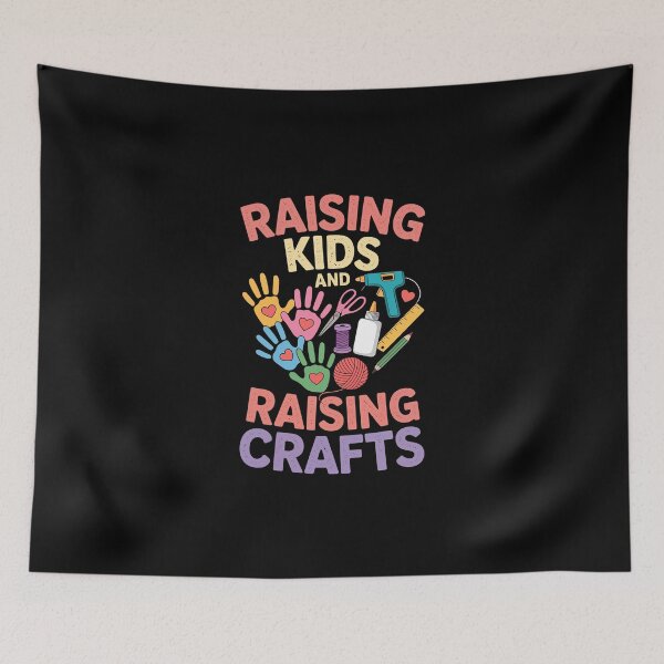 Item preview, RAISING KIDS AND RAISING CRAFTS designed and sold by jkrphoto.