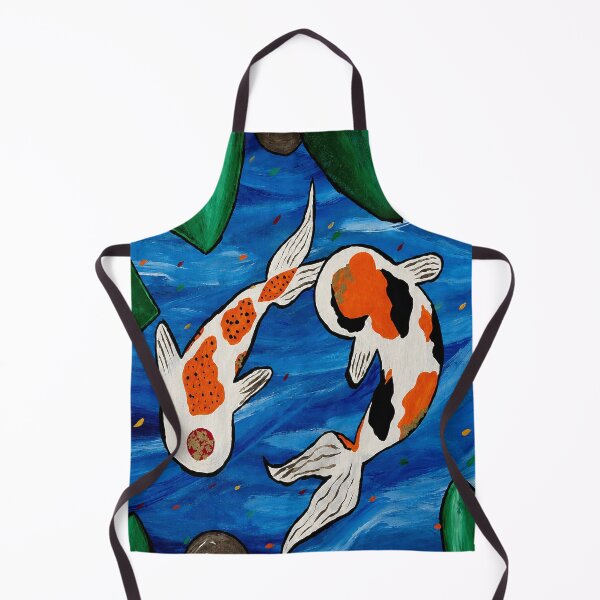 Item preview, Koi Pond Serenity Acrylic Painting designed and sold by AnnekeJordaan.