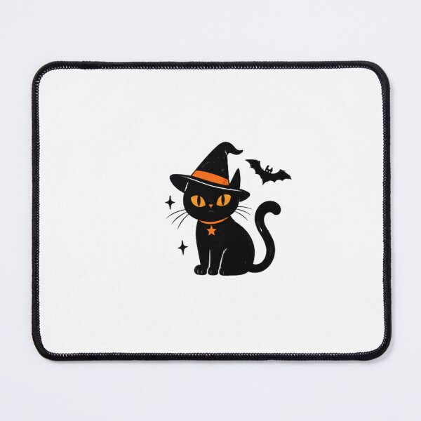 Item preview,  Cute Black Cat Witch Hat | Halloween Cat with Bat | Spooky Kawaii Cat Design designed and sold by Bybushralab.