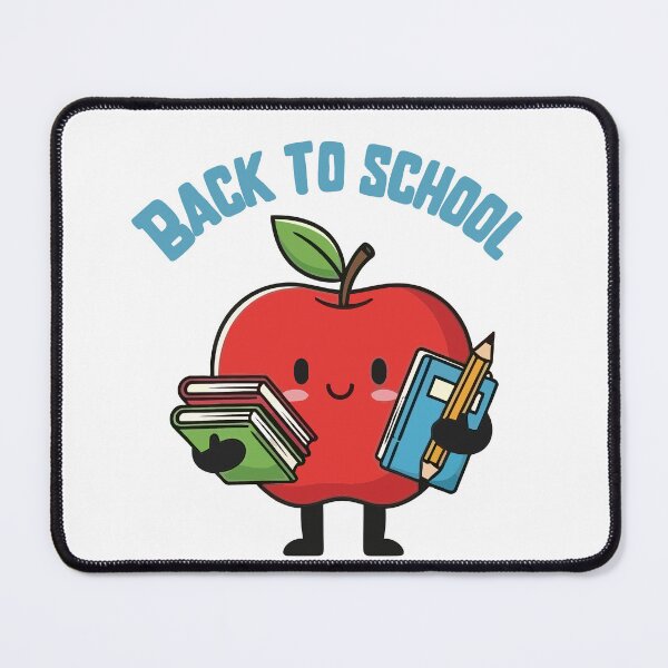 Item preview, Cute Apple with Books and Pencils School  designed and sold by BigDigital.