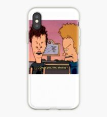 beavis and butthead trash iPhone Case
