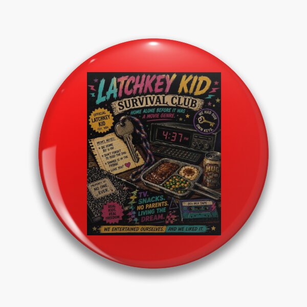 Item preview, Latchkey Kid Survival Club designed and sold by TheHodgePodge.