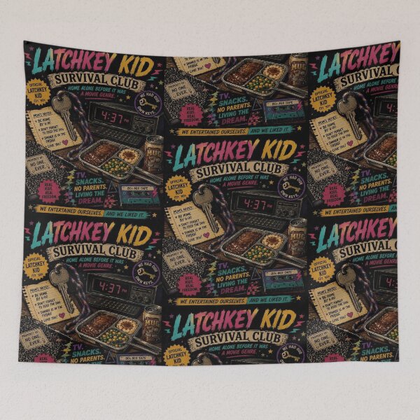 Item preview, Latchkey Kid Survival Club designed and sold by TheHodgePodge.