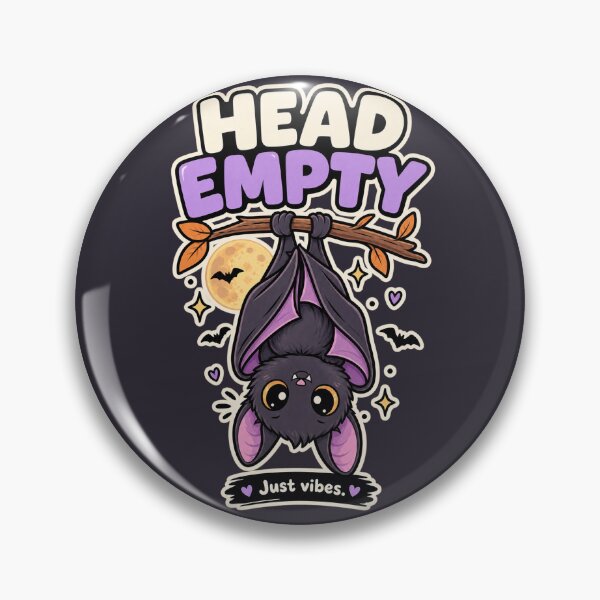 Item preview, Head Empty Bat | Cute Kawaii Goth Bat Graphic | Funny Minimal Gen Z Spooky Shirt designed and sold by warlistop.