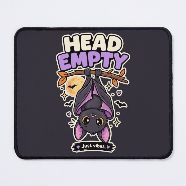 Item preview, Head Empty Bat | Cute Kawaii Goth Bat Graphic | Funny Minimal Gen Z Spooky Shirt designed and sold by warlistop.