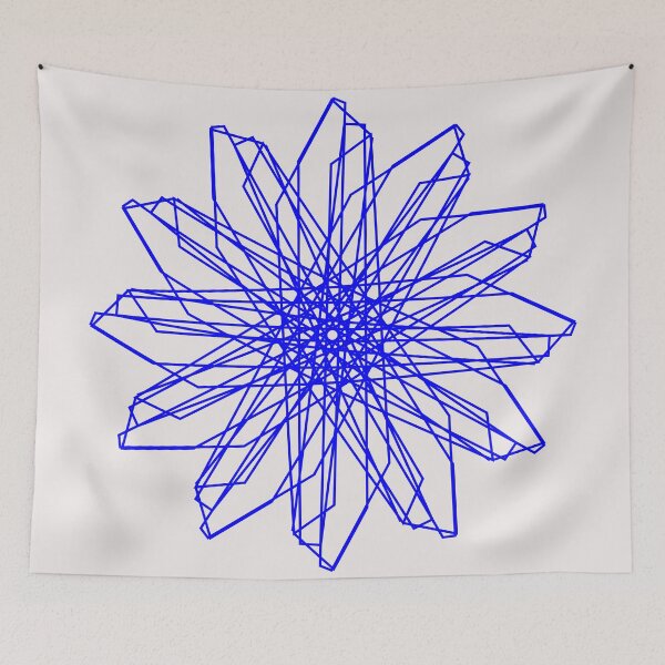 Item preview, Geometric Piece_2_blue designed and sold by plasticbroccoli.