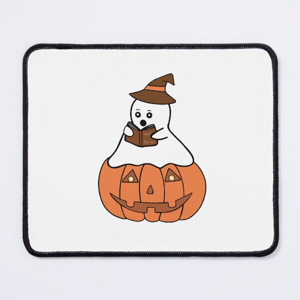 Item preview, Cute Halloween Ghost Reading designed and sold by Sartoris Art.
