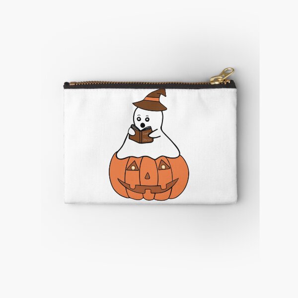 Item preview, Cute Halloween Ghost Pumpkin Reading designed and sold by Sartoris Art.