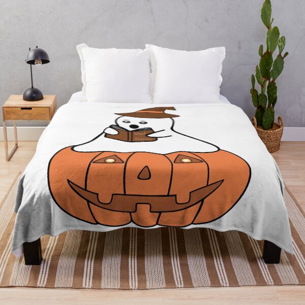 Item preview, Cute Halloween Ghost Pumpkin designed and sold by Sartoris Art.