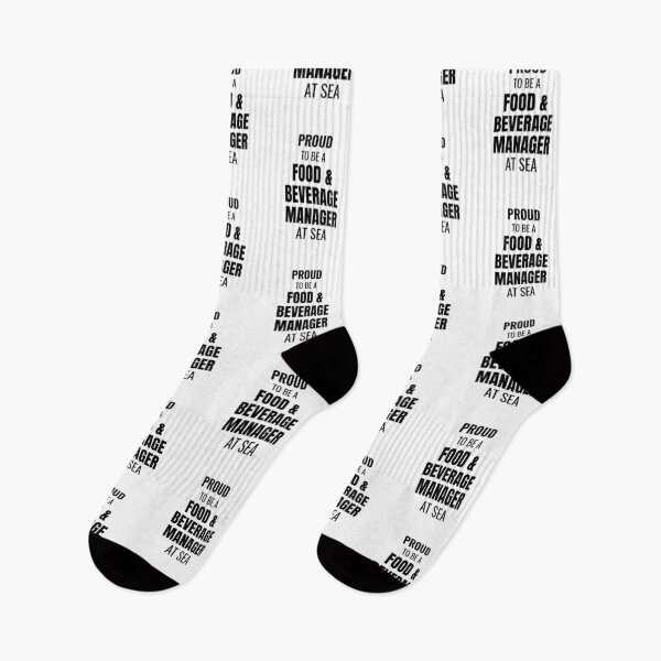 Item preview, Proud to be a Food & Beverage Manager at Sea (Black) designed and sold by ShipCrewNation.