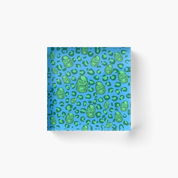 Item preview, Cheetah Print of The Creature on Blue designed and sold by calypso-designs.