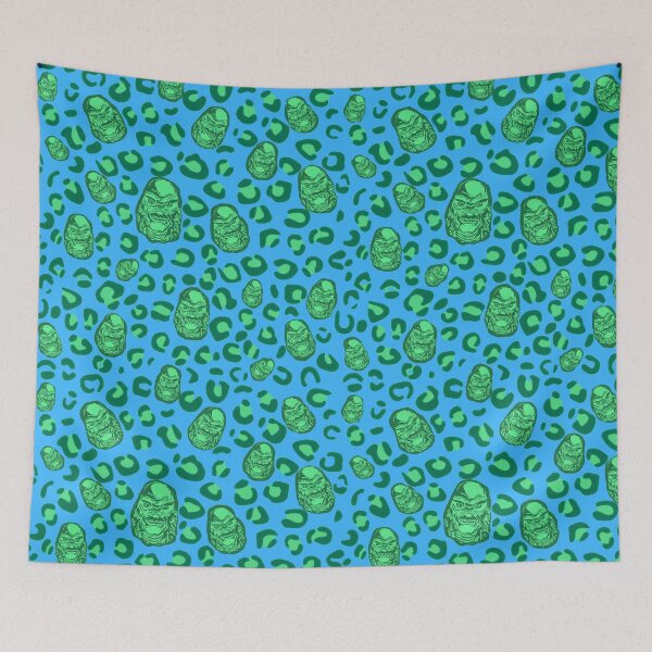 Item preview, Cheetah Print of The Creature on Blue designed and sold by calypso-designs.