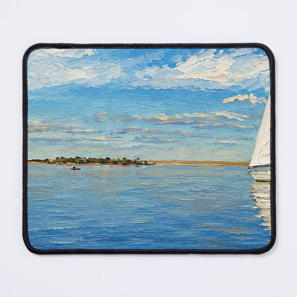 Item preview, Lake Sailboat and Gulls designed and sold by SuperCoolDuds.