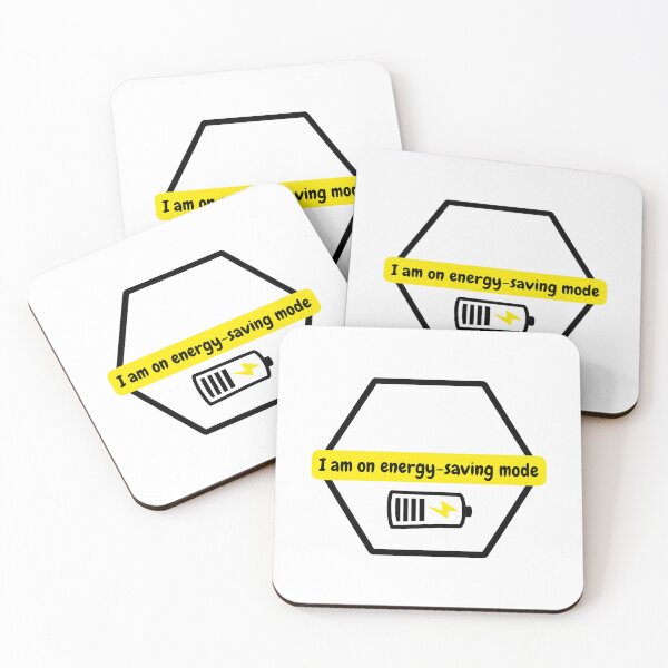 Item preview, Energy‑Saving Mode – Minimalist Battery Design designed and sold by Pororo23.