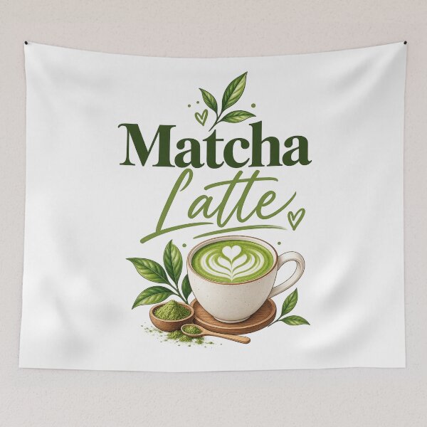 Item preview, Matcha Latte Botanical Café designed and sold by Side Quest Co..