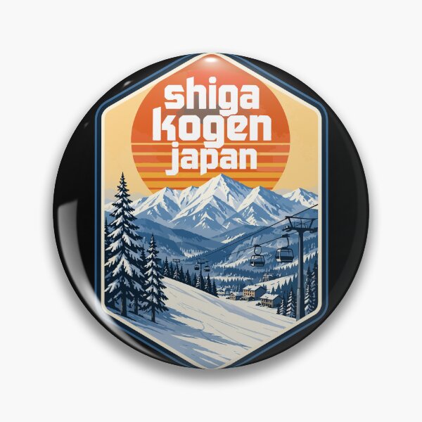 Item preview, Shiga Kogen Japan Retro Vintage Travel designed and sold by TomFrontierArt.