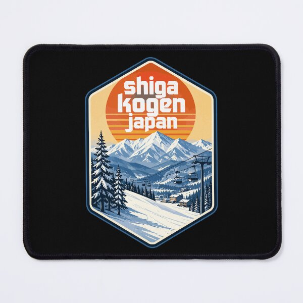 Item preview, Shiga Kogen Japan Retro Vintage Travel designed and sold by TomFrontierArt.