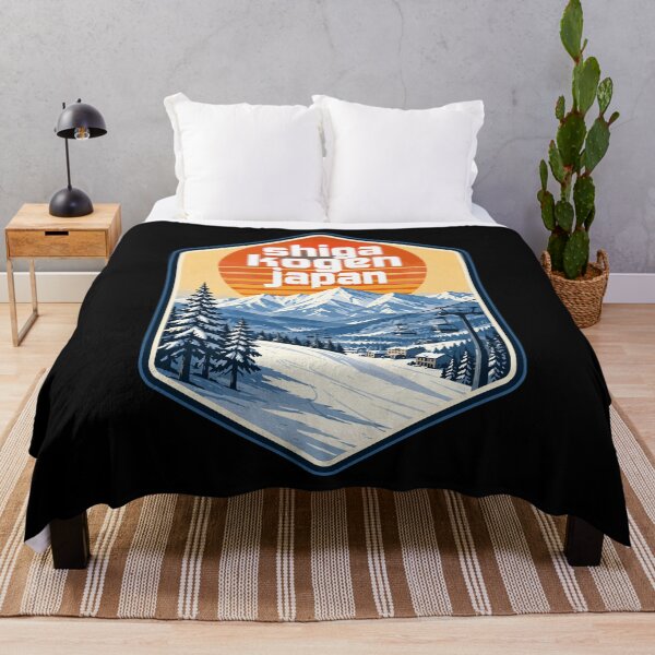 Item preview, Shiga Kogen Japan Retro Vintage Travel designed and sold by TomFrontierArt.