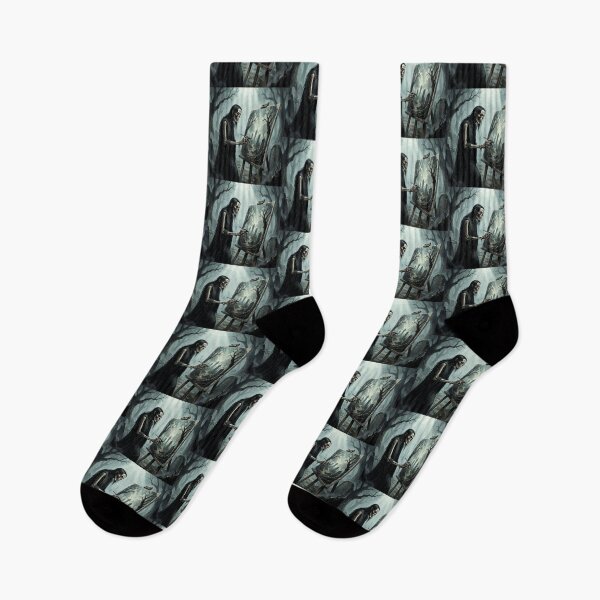 Item preview, The Grim Reaper is painting a picture in the cemetery. Night of the Living Dead. designed and sold by MagelliShop.