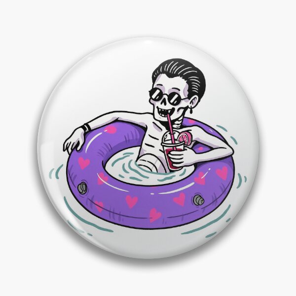 Item preview, Vampire Chilling Pool Float Drink Art designed and sold by The Mellonaire.