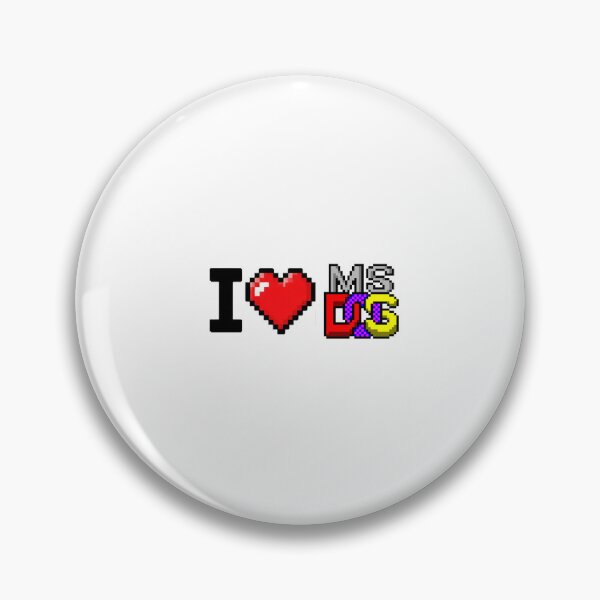 Item preview, I love MS-DOS designed and sold by Ctrl+Alt+Store.