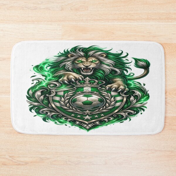 Item preview, Emerald Lion Football Emblem – Royal Fantasy Soccer designed and sold by TroviTutto.