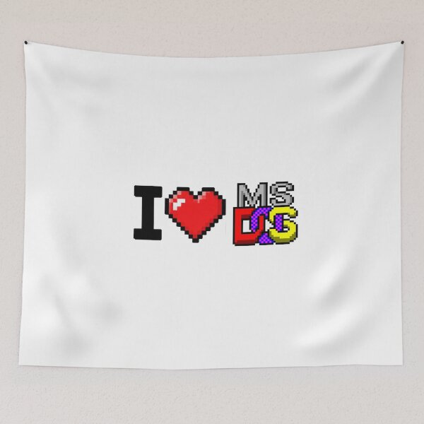 Item preview, I love MS-DOS designed and sold by Ctrl+Alt+Store.