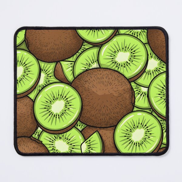 Item preview, Kiwi Fruit Pattern – Fresh Green Tropical Fruit Illustration designed and sold by RkskArt.