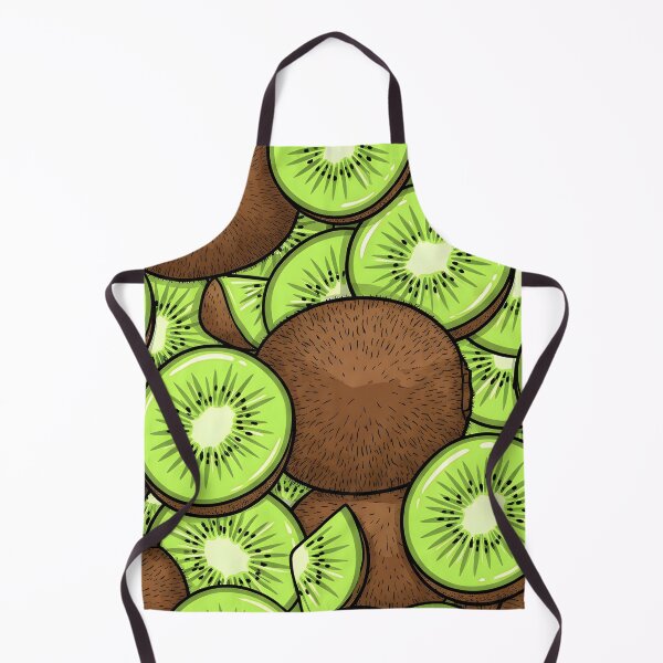 Artikelvorschau, Kiwi-Fruchtmuster – Illustration einer frischen grünen Tropenfrucht entworfen und verkauft von RkskArt.