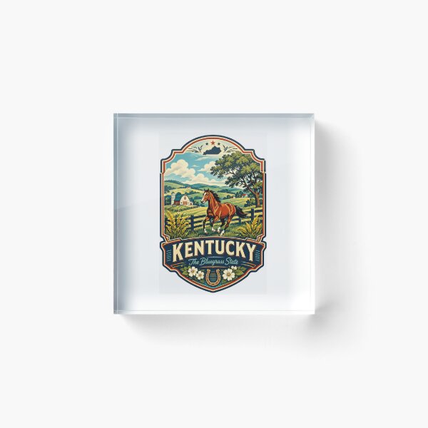 Item preview, Kentucky The Bluegrass State Horse Country State Pride designed and sold by Star3NowForMe.