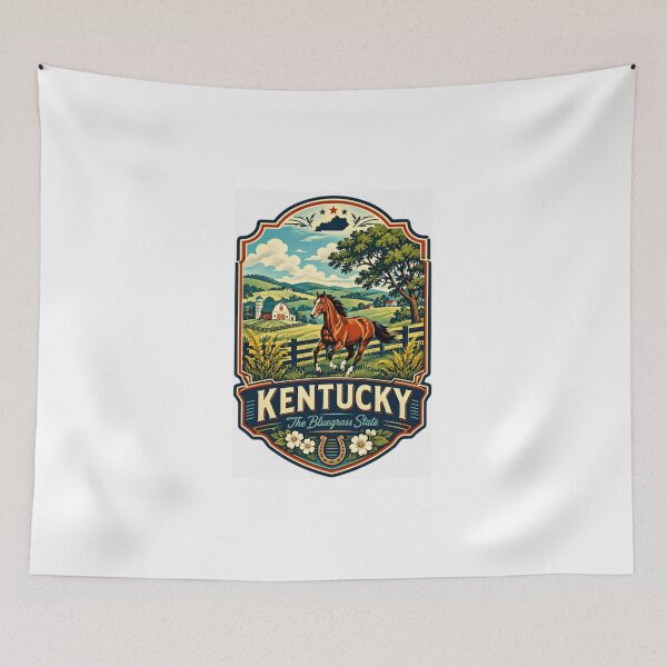 Item preview, Kentucky The Bluegrass State Horse Country State Pride designed and sold by Star3NowForMe.