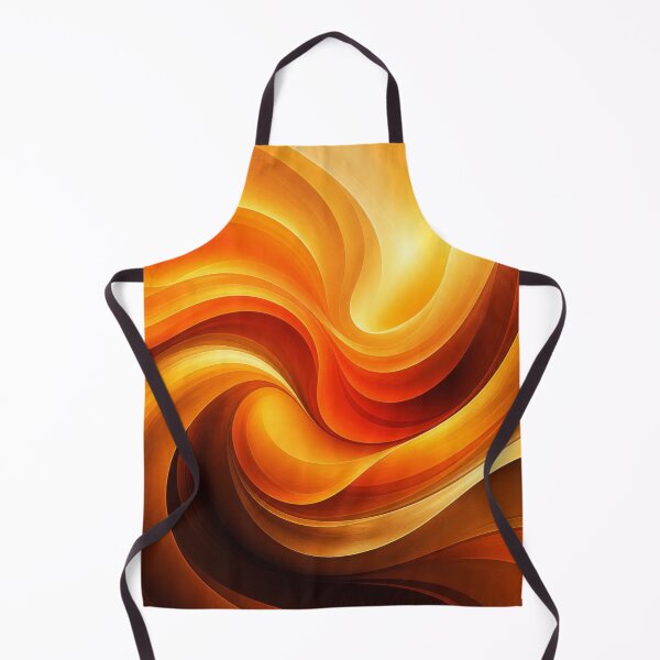 Item preview, Glowing Liquid Golden Amber Flame Swirl designed and sold by Harmonic_Layers.
