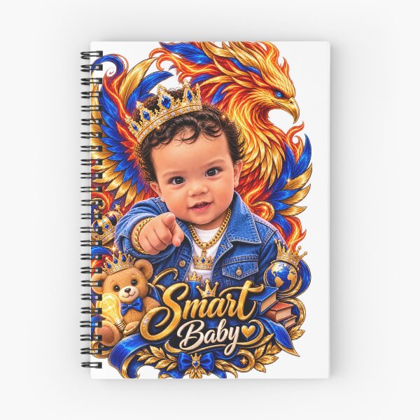 Item preview, Smart Baby with Crown and Phoenix Wings - Urban Art  designed and sold by LC&LCPlatform.